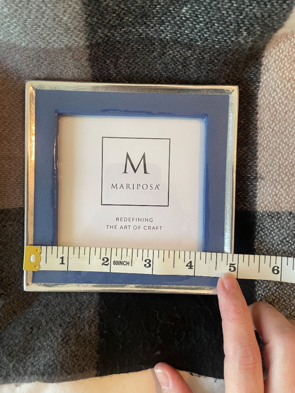 Mariposa Signature Blue 4x4 frame - Picture 7 of 12